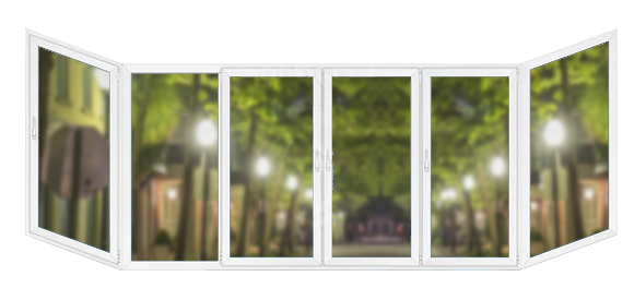 П-образная балконная рама алюминий 4200×1400 AGS П-образная балконная рама алюминий 4200×1400 AGS