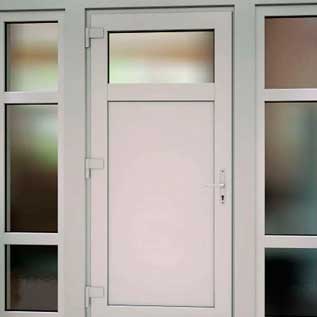 Двери ПВХ со стеклом